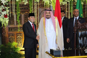 Aparat Gabungan Amankan Tempat Wisata Raja Salman